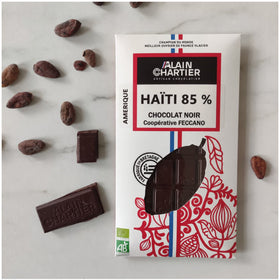 Alain Chartier Meilleur Ouvrier de France - tablette origine noir Haïti 85%