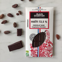 Alain Chartier Meilleur Ouvrier de France - tablette origine noir Haïti 72,5%