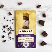 Menakao- 63% de cacao aux éclats de fèves et à la fleur de sel marin