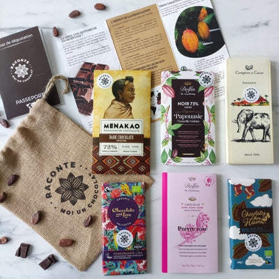 Coffret chocolat noir éveil des sens