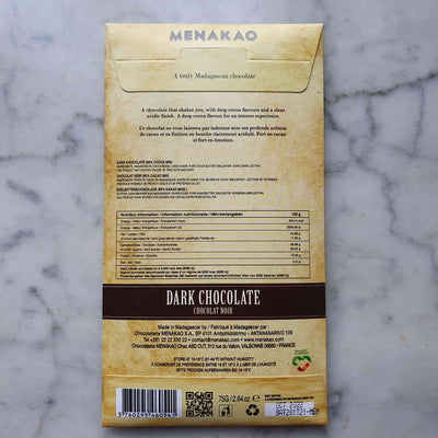 Coffret chocolat noir éveil des sens
