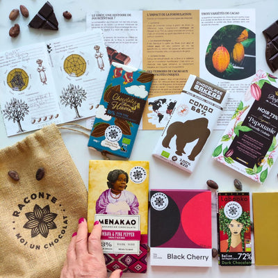 Coffret chocolat noir éveil des sens