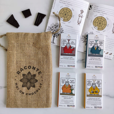 Coffret mini tablettes Dolfin x Le Chat – Chocolats belges par Raconte moi un Chocolat