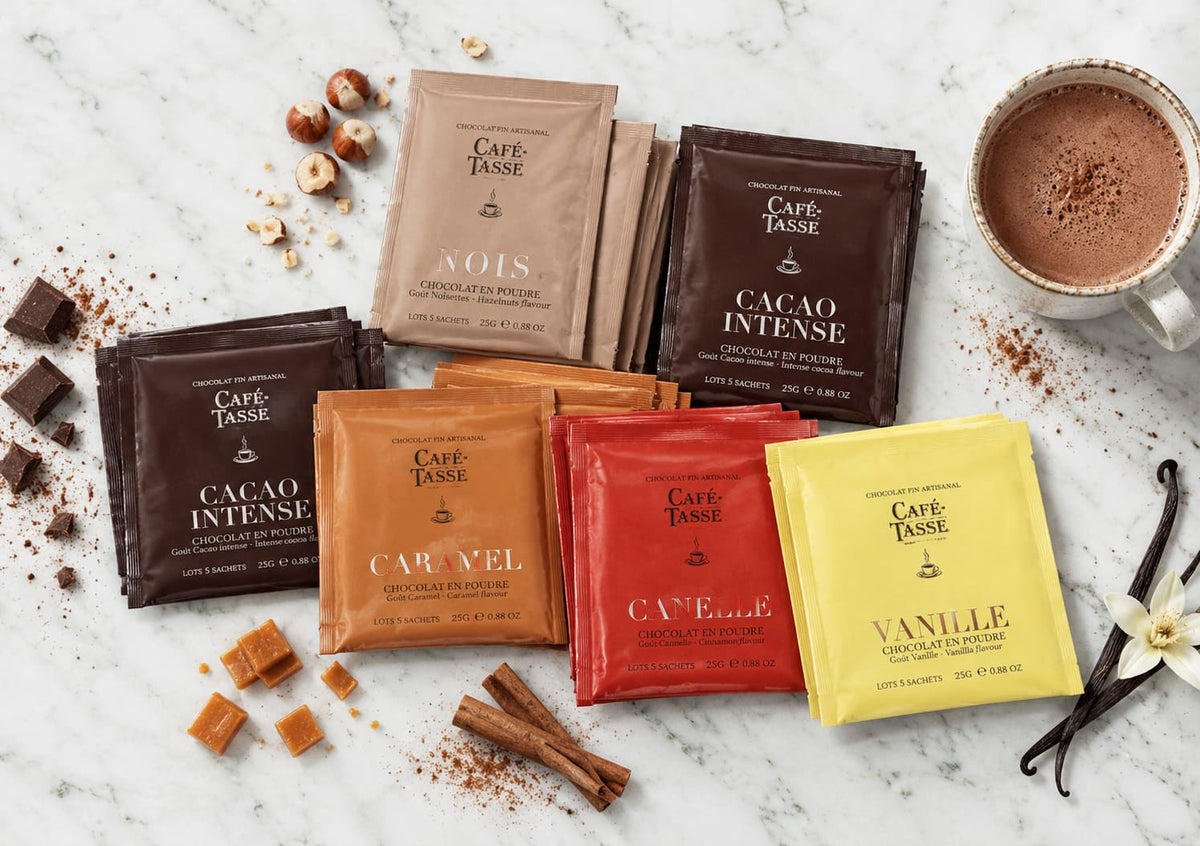 Sachets de chocolat chaud Café-Tasse