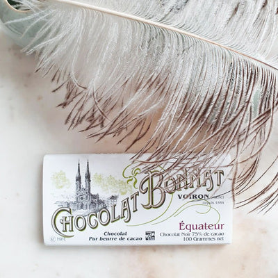 Bonnat 75% cacao - Equateur, chocolat artisanal, chocolat noir, chocolat, 75% de cacao, bean to bar, chocolat d'origine, livraison chocolat, tablette chocolat, boite de chocolat Bonnat-chocolat noir Hacienda El Rosario - 75% de cacao Made in France grand cru chocolat Bean-to-Bar Chocolat Bonnat Pur beurre de cacao Voiron