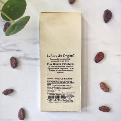 CDC 72% de cacao Vénézuela chocolat éthique chocolat français chocolat artisanal chocolaterie made in France chocolat du monde entier chocolat noir chocolat développement durable 