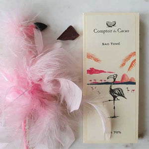Comptoir du cacao chocolat à 70% de cacao - Sao Tomé chocolat français chocolat africain chocolat éthique chocolat à offrir 