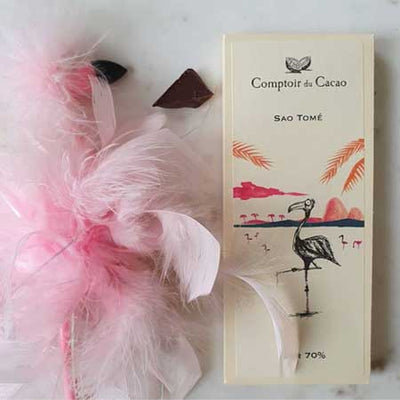 Comptoir du cacao chocolat à 70% de cacao - Sao Tomé chocolat français chocolat africain chocolat éthique chocolat à offrir 