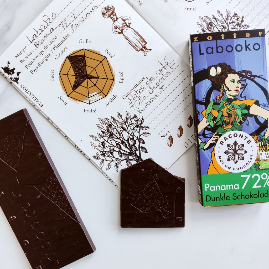 Chocolat Bean-to-Bar Labooko 72% Panama Bio Fairtrade Vegan