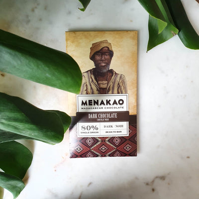 Menakao 80% de cacao d'origine Madagascar pure chocolate chocolat noir exception