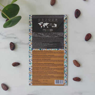 Millésime 55% au spéculoos d'Haïti Tablette chocolat  plaquette de chocolat  Millésimé  fête des pères  Fête des grands-mères  Chocolats originaux  chocolatier  Chocolat spéculoos  CHOCOLAT MILLESIME  Chocolat d'origine Haïti  chocolat d'origine  chocolat d'exception  Chocolat bio  chocolat belge  chocolat au lait  chocolat artisanal  chocolat  black friday  Bean-to-Bar  artisan chocolatier