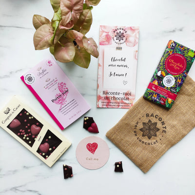 Saint Valentin offrir chocolat signification offrir du chocolat a une femme coffret chocolat a offrir boite de chocolat a offrir plaisir d'offrir chocolat chocolat à offrir Chocolat original homme Chocolat original femme coffret cadeau chocolat original Chocolate and love comptoir du cacao St Valentin Saint-Valentin Dolfin Chocolats originaux chocolats noirs CHOCOLATS NOIR Chocolat vegan chocolat noir Chocolat bio Chocolat au poivre chocolat artisanal chocolat box chocolat