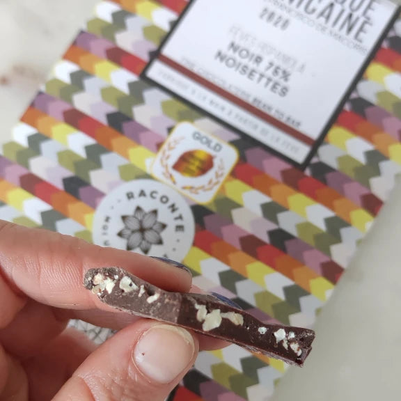 Millésime noisettes 75% de cacao de République dominicaine Millésime 55% de cacao chocolat au lait au caramel beurre salé Chocolat bean-to-bar dark milk crème brulée bio Millesime Bean-to-bar artisanat chocolat bean-to-bar chocolat artisanal chocolat primé chocolat médaillé Chocolat Belge 